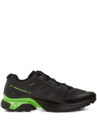 Salomon XT-Pathway 2 lace-up sneakers - unisex - Fabric/Fabric/Rubber/Polyurethane - 10.5 - Black