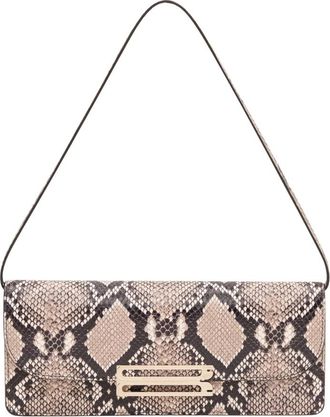 Victoria Beckham Dorian East-West Clutch - Dames - Schoudertassen - Bruin - ONE Size - Leer - Tassen