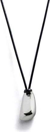 BaubleBar Tallulah Pendant Necklace in Silver at Nordstrom