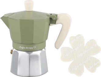 KASANOVA Caffettiera 3 tazze avocado Cooking Therapy