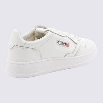 Autry Low-Top Leather Sneaker - White