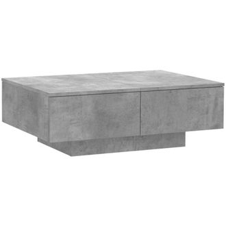 vidaXL Tavolino da Salotto Grigio Cemento 90x60x31cm Legno Multistrato - Vidaxl