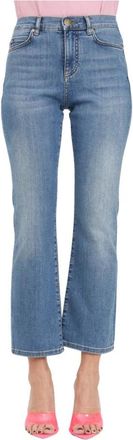 Pinko Vintage Medium Bootcut Jeans - Dames - Cropped Jeans - Blauw - W29 - Katoen - Jeans