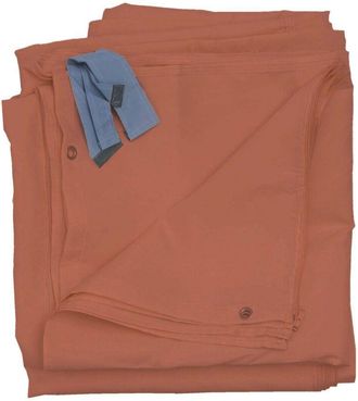 Hhg Juego De 4 Paredes Laterales Para P&eacute;rgola C&aacute;diz, Recambio Pared Lateral Pabell&oacute;n 4x4m, Poli&eacute;ster, Terracota-marr&oacute;n