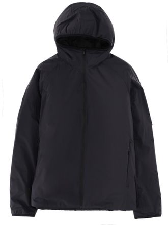 HUGO BOSS Navy Blue Solid Hood Jacket