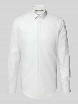 Jake*s Super Slim Fit Business-Hemd mit Kentkragen in Hellgruen, Gr&ouml;&szlig;e 43/44