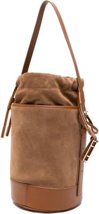 Fabiana Filippi Suede Leather Bucket Bag