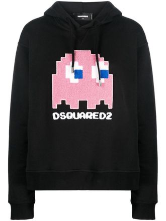 Dsquared2 x Pac-Man Cool hoodie - Zwart