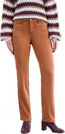 FDJ Christina Straight Leg Jean In Bronze