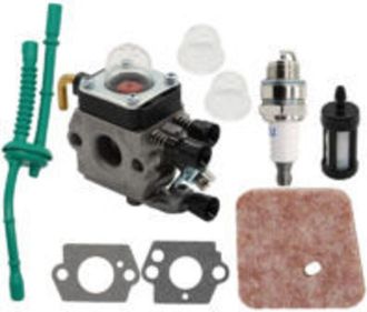 OEM Carburateur Ciq-s186a - Para Desbrozadoras Stihl Fs38 Fs45 Fs55 Fs85 - Kit Completo Con Filtro De Aire Tubo Y Buj&iacute;a - 1 Unidad