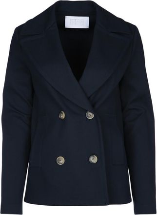 Harris Wharf London Blue Cotton Blazers