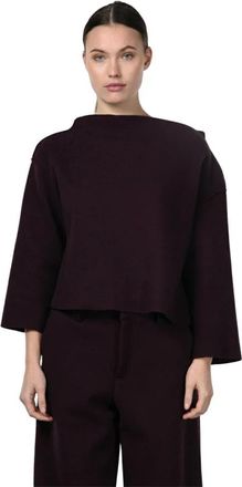 Mason's Ida Sweatshirt - Dames - Sweatshirts - Paars - XL - Wol - Hoodies & sweatvesten