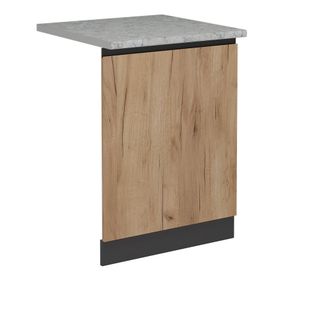 Vicco Panel Frontal Del Lavavajillas R-line, Roble Dorado, 60 Cm, Et M&aacute;rmol Vicco