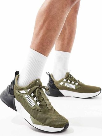 Puma Retaliate 3 - Sneakers kaki-Verde