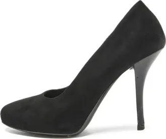 Balenciaga 2023 100mm suede pumps - Black