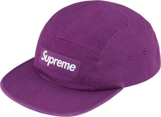 SUPREME SS26 Washed Chino Twill Camp Cap Purple SUP-SS26-1000-PUR