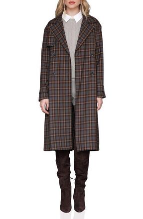 ミストレアス Big Plaid F&F Coat コート トライスピンループツイードトレンチコート｜メンズファッション