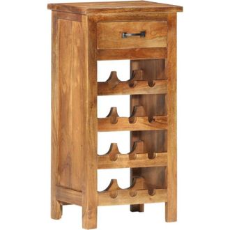vidaXL Wine Cabinet 40x30x80 cm Solid Acacia Wood vidaXL
