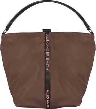 Alexander Smith Julie Small Bucket Bag - Dames - Handtassen - Bruin - ONE Size - Nylon - Tassen