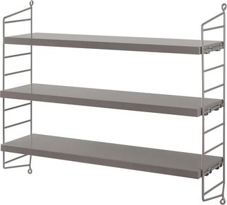 String Furniture String - Pocket Wandregal, grau