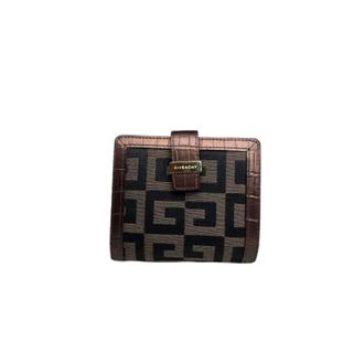 Givenchy Pre-owned Vintage Portemonnee - Dames - Pre-owned - Bruin - Maat: ONE Size Leer
