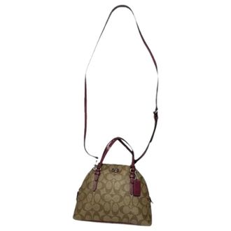 Coach Pre-owned Signature Sufflette Handbag - - Pre-owned - Donna - Marrone - ONE SIZE