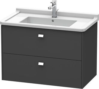 Duravit Duravit Brioso Neceser De Pared 82,0 X 46,9 Cm, Con 2 Cajones, Incl. Hueco Para Sif&oacute;n Y Delantal, Para Lavabo Starck 3 030480, Color (frente/cuerpo): 