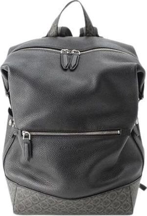 Ferragamo Pre-owned Canvas Backpack - Dames - Vintage Rugzakken - Zwart - ONE Size - Leer - Vintage