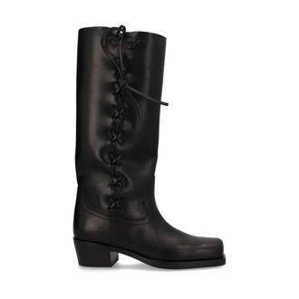PARIS TEXAS Cowboy Boots, female, Black, Size: 10 US Roxanne Boot