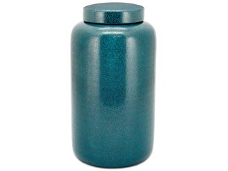 Schubiger M&ouml;bel Gef&auml;ss Porzellan Blau H: 30 cm
