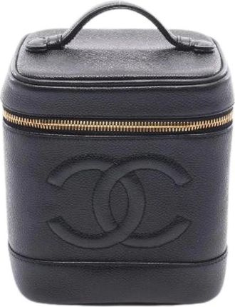 Chanel Borsa Pre-owned Coco Mark in Pelle di Vitello Grana - - Pre-owned - Donna - Nero - ONE SIZE