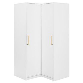 Vente-Unique Vente-unique - Armadio angolare 2 ante L115 cm Bianco - lizandro