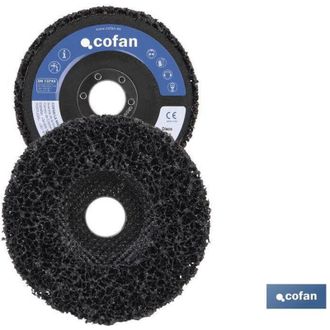cofan Cofan - Disco Vellon P/limpieza Fibra-plano 125x22,2 Caja 6 Unid