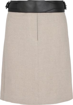 Ferragamo Skirt With Removable Leather Belt