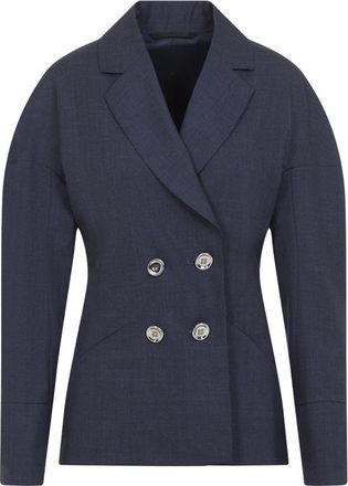 Givenchy Slim Fit Jas - Dames - Blazers - Blauw - 2XS - Wol - Jassen