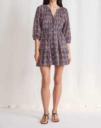 Apiece Apart Mini Mitte Dress In Bettina Floral