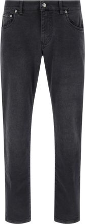Dolce & Gabbana Black Mid Rise Jeans