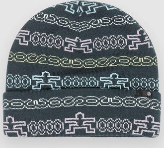 Element Mid Icon Jacquard Beanie blau