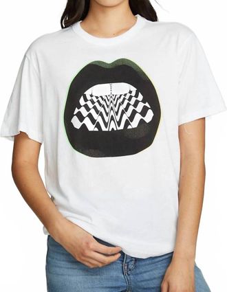 Chaser 80S Lips Tee In White