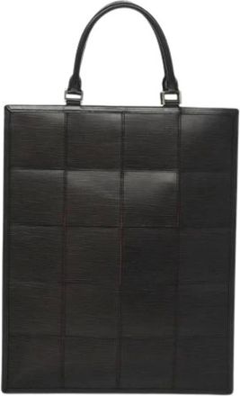 Louis Vuitton Pre-owned Tote Bags, female, Black, Size: ONE SIZE Pre-owned Epi stretch silver fizz handbag