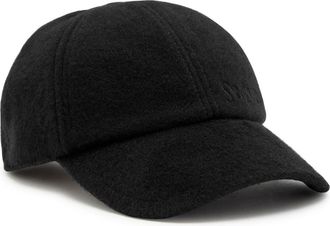 Saint Laurent Logo-embroidered Cashmere cap - Black - 55 (M)