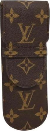 Louis Vuitton Pre-owned Accessories, female, Brown, Size: ONE SIZE Pre-owned Canvas Home-Office Bag