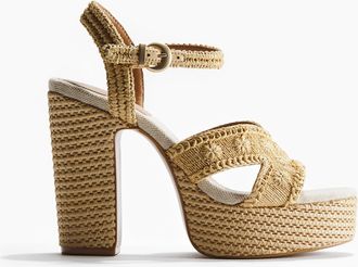 H&M Hohe Espadrilles - Beige