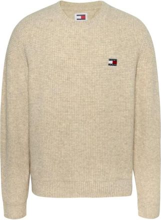 Tommy Jeans Sweaters Waffle Sweater Beige
