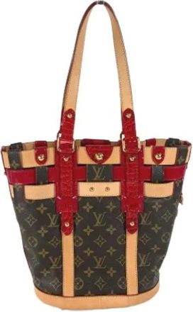 Louis Vuitton Pre-owned Bucket Bags, female, Multicolor, Size: ONE SIZE Pre-owned Vintage Monogram Patent Bucket Bag