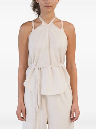 BASERANGE Top Mar con scollo allamericana - Toni neutri