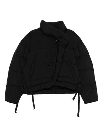 Ottolinger drawstring puffer jacket - men - Recycled Polyethylene/Polyester - S - Black
