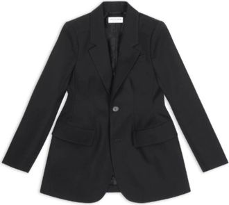 Balenciaga Hourglass Jacket - Dames - Blazers - Zwart - XS - Wol - Jassen