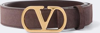 Valentino Garavani VLogo suede belt