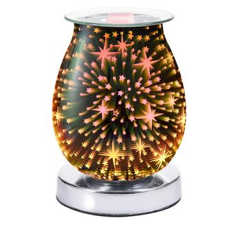 OEM Decoraci&oacute;n De Fiesta Con Luz El&eacute;ctrica 3d De Vidrio, Calentador De Cera, Quemador De Cera, Calentador De Cera Para El Hogar, La Oficina Y La Decoraci&oacute;
